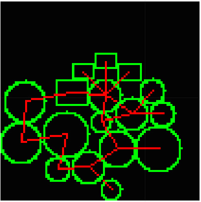 Procedural Space Zoo Generation: Rasterize Nodes and Connections