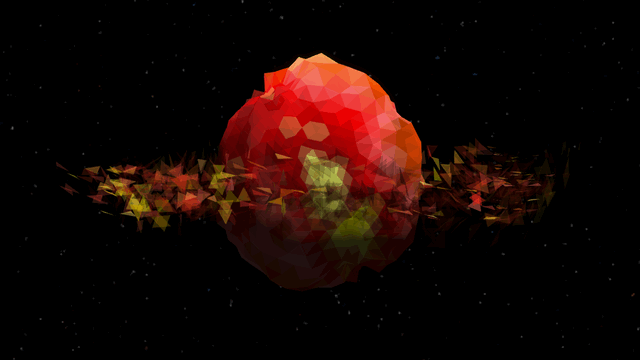 Procedural Planet - Ringed Planet GIF