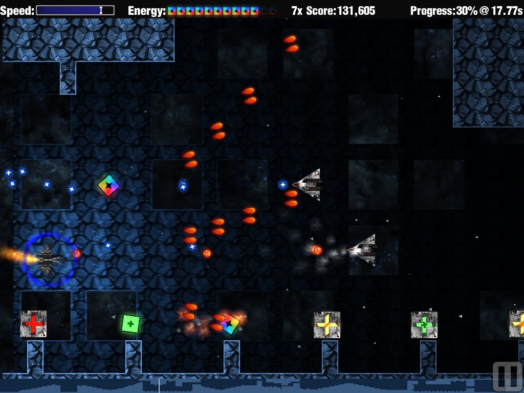 Trisector v1.0.3 : New Laser and Bullet Graphics