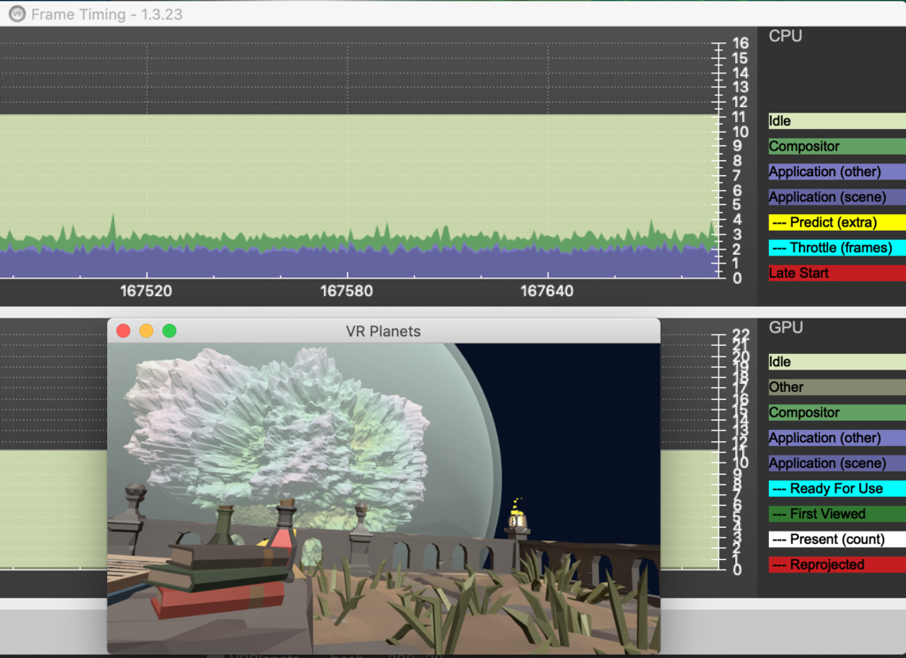 VR Planet Generation Profiler View